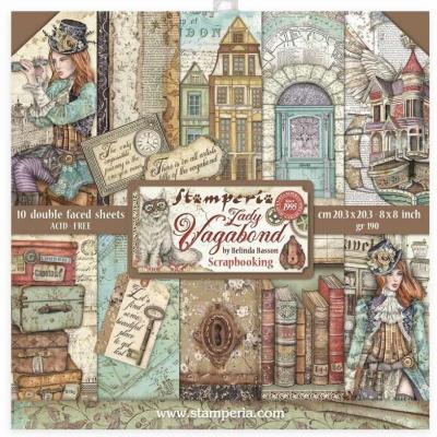Stamperia Lady Vagabond Designpapier - Paper Pack